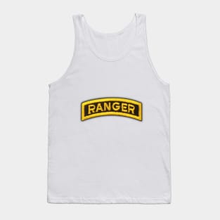 Army Airborne Rangers Veterans Vets Tab Tank Top